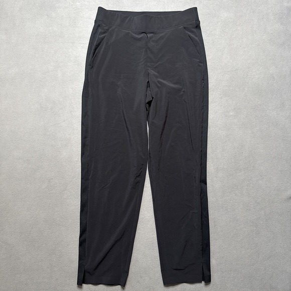 Athleta Pants - Athleta Brooklyn Ankle Pants Womens 6 Black Mid Rise Travel‎ Stretch Athleisure